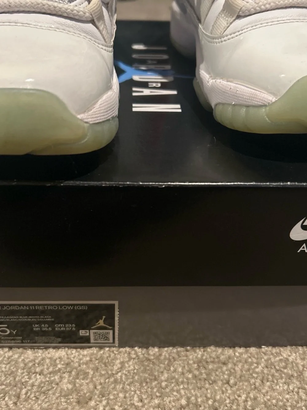 White and Black Basketball Sneakers